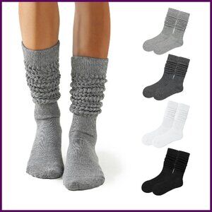Slouch Scrunch Thigh High Boot Socks Women's Size 5-11 Leg Warmers